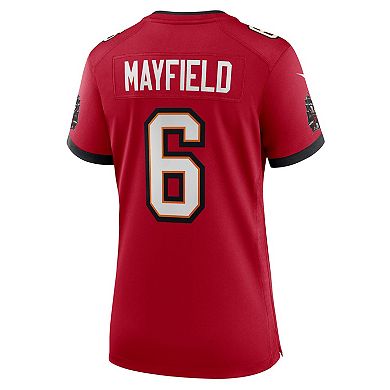 Women's Nike Baker Mayfield Red Tampa Bay Buccaneers 50th Anniversary Game Jersey