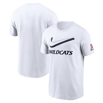 Men's Nike White Arizona Wildcats Primetime 2-Hit Swoosh T-Shirt