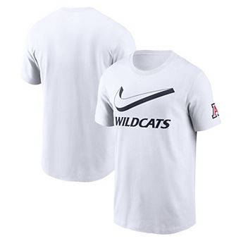 Men's Nike White Arizona Wildcats Primetime 2-Hit Swoosh T-Shirt