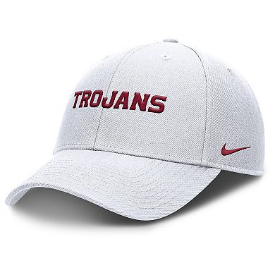 Men's Nike White USC Trojans 2025 On-Field Rise Performance Adjustable Hat