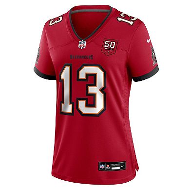 Women's Nike Mike Evans Red Tampa Bay Buccaneers 50th Anniversary Game Jersey