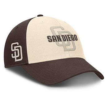 Men's Nike Brown/Natural San Diego Padres Statement Club Performance Adjustable Hat
