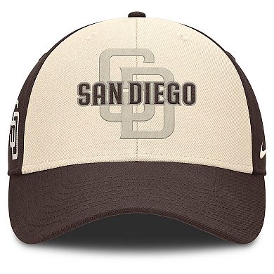 Men's Nike Brown/Natural San Diego Padres Statement Club Performance Adjustable Hat