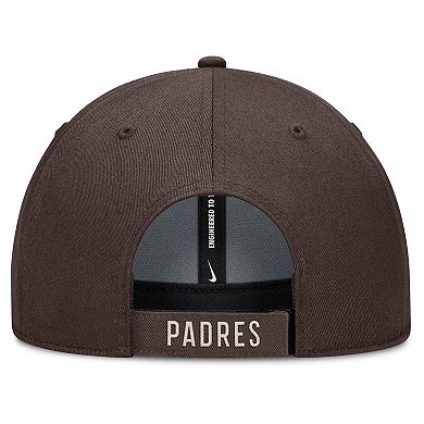 Men's Nike Brown/Natural San Diego Padres Statement Club Performance Adjustable Hat