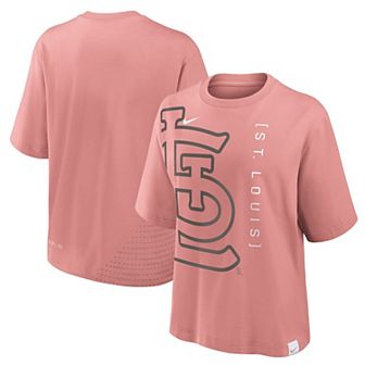 Women's Nike Pink St. Louis Cardinals Statement Boxy T-Shirt