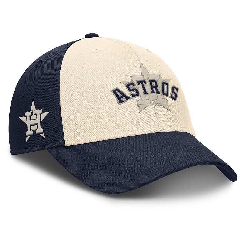 Men's Nike Navy/Natural Houston Astros Statement Club Performance Adjustable Hat, 