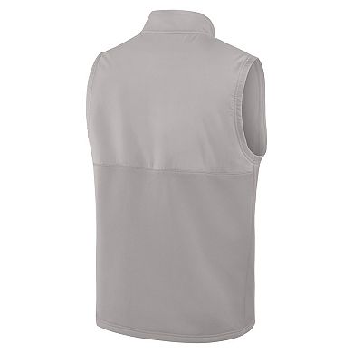 Men's Nike Gray LSU Tigers Primetime Victory Performance Full-Zip Vest