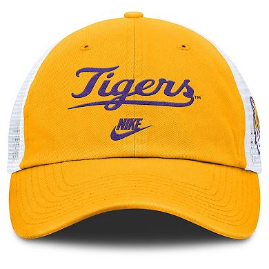 Men's Nike Gold LSU Tigers Club Legacy Adjustable Trucker Hat