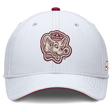 Men's Nike White Alabama Crimson Tide Legacy Rise Performance Flex Hat