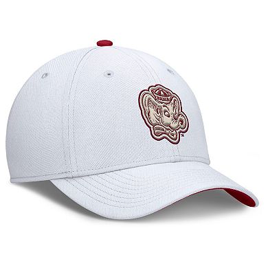 Men's Nike White Alabama Crimson Tide Legacy Rise Performance Flex Hat