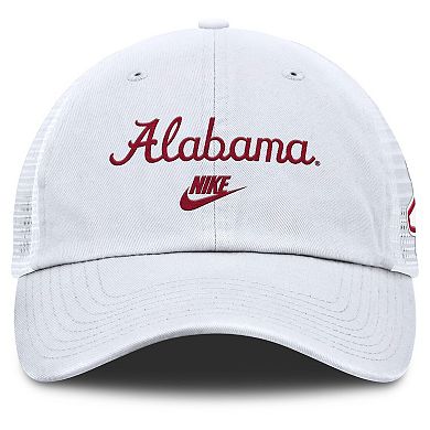 Men's Nike White Alabama Crimson Tide Club Legacy Adjustable Trucker Hat