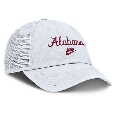 Men's Nike White Alabama Crimson Tide Club Legacy Adjustable Trucker Hat