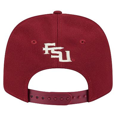 Men's New Era Garnet Florida State Seminoles Team Collective 9SEVENTY Stretch-Snap Adjustable Hat