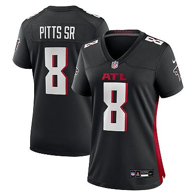 Women's Nike Kyle Pitts Sr. Black Atlanta Falcons Game Jersey