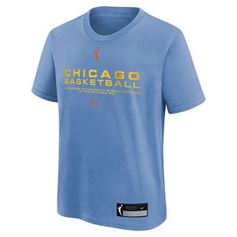 Youth Nike Sky Blue Chicago Sky Legend Practice Performance T-Shirt