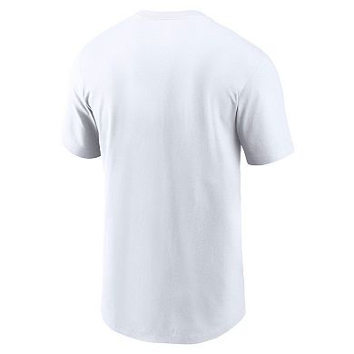 Men's Nike White Indianapolis Colts Primetime Helmet Essential T-Shirt
