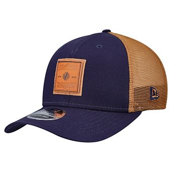 Men's New Era Navy Nashville SC Debossed Logo 9SEVENTY Stretch Snap Adjustable Hat