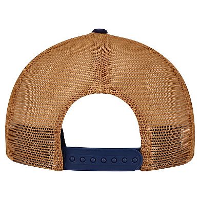 Men's New Era Navy Nashville SC Debossed Logo 9SEVENTY Stretch Snap Adjustable Hat