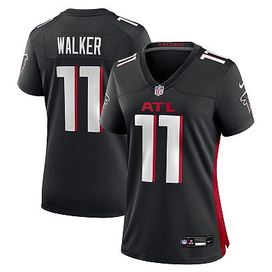 Women's Nike Jalon Walker Black Atlanta Falcons Team Game Jersey