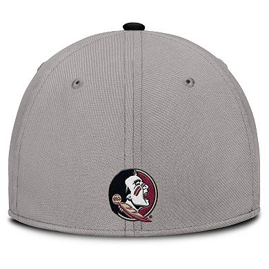 Men's Nike Gray Florida State Seminoles Rise Prep Performance Flex Hat