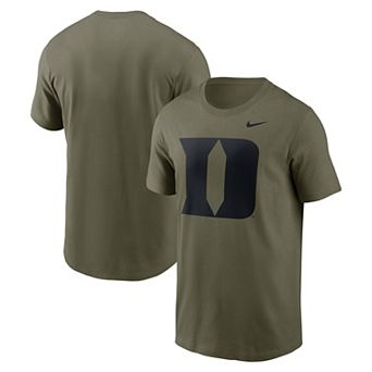 Men's Nike Olive Duke Blue Devils Primetime Logo Performance T-Shirt