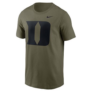 Men's Nike Olive Duke Blue Devils Primetime Logo Performance T-Shirt