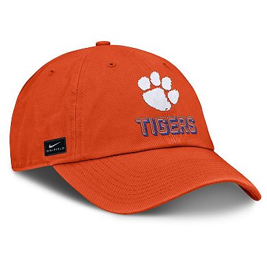 Men's Nike Orange Clemson Tigers 2025 On-Field Club Adjustable Hat