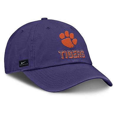 Men's Nike Purple Clemson Tigers 2025 On-Field Club Adjustable Hat