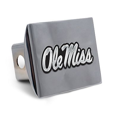 WinCraft Ole Miss Rebels Premium Metal Chrome Hitch Cover