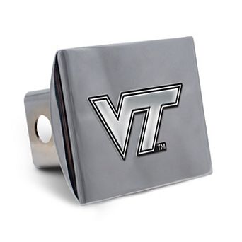 WinCraft Virginia Tech Hokies Premium Metal Chrome Hitch Cover