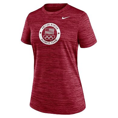 Women's Nike Red Team USA Velocity Performance T-Shirt