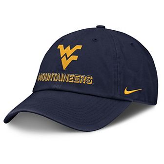 Men's Nike Navy West Virginia Mountaineers 2025 On-Field Club Adjustable Hat