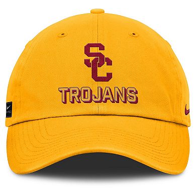 Men's Nike Gold USC Trojans 2025 On-Field Club Adjustable Hat