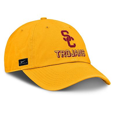 Men's Nike Gold USC Trojans 2025 On-Field Club Adjustable Hat