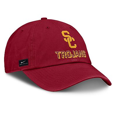 Men's Nike Cardinal USC Trojans 2025 On-Field Club Adjustable Hat