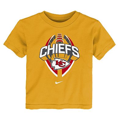 Toddler Nike Gold Kansas City Chiefs Icon Legend T-Shirt