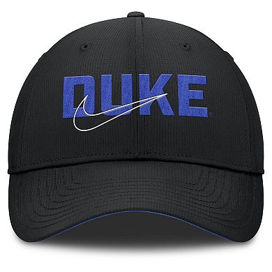 Men's Nike Black Duke Blue Devils Club Prep Performance Adjustable Hat