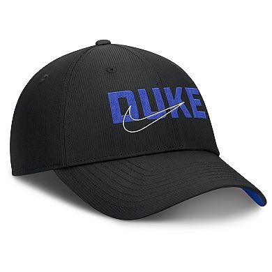 Men's Nike Black Duke Blue Devils Club Prep Performance Adjustable Hat