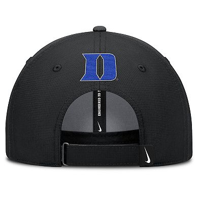Men's Nike Black Duke Blue Devils Club Prep Performance Adjustable Hat