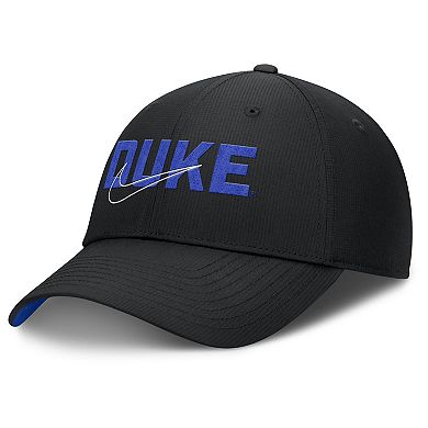 Men's Nike Black Duke Blue Devils Club Prep Performance Adjustable Hat