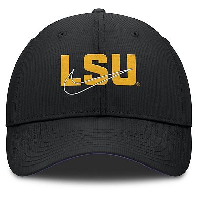 Men's Nike Black LSU Tigers Club Prep Performance Adjustable Hat