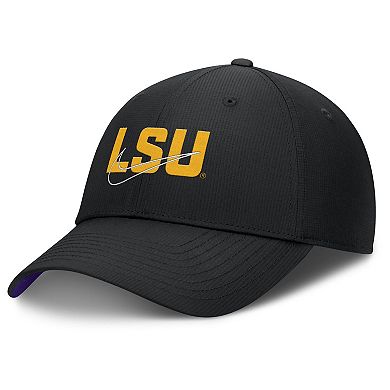 Men's Nike Black LSU Tigers Club Prep Performance Adjustable Hat
