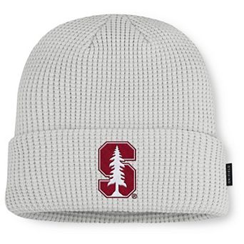 Men Nike Gray Stanford Cardinal 2025 On-Field Utility Cuffed Knit Hat