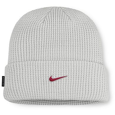 Men Nike Gray Stanford Cardinal 2025 On-Field Utility Cuffed Knit Hat