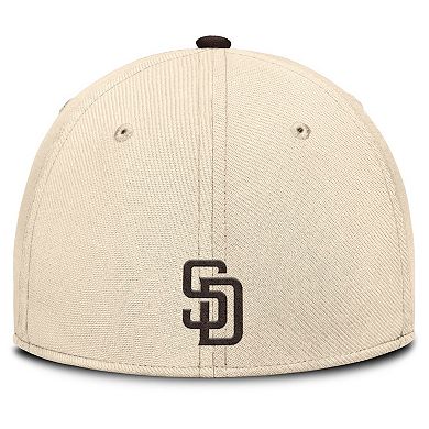 Men's Nike Natural/Brown San Diego Padres Statement Rise Performance Flex Hat