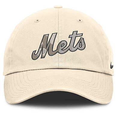 Men's Nike Natural New York Mets Camo Pack Club Adjustable Hat