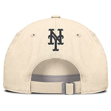 Men's Nike Natural New York Mets Camo Pack Club Adjustable Hat