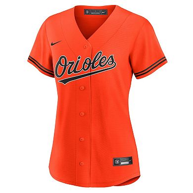 Women's Nike Gunnar Henderson Orange Baltimore Orioles Alternate 2 Replica Jersey