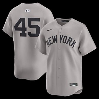 Men's Nike Gerrit Cole Gray New York Yankees Road Limited Player Jersey