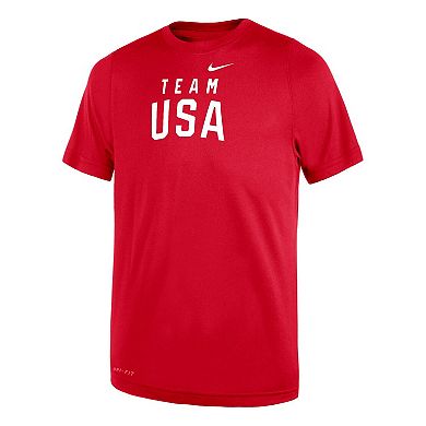 Toddler Nike Red Team USA Legend Performance T-Shirt